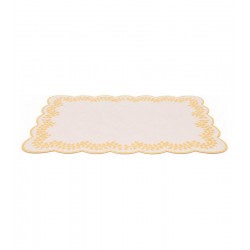 Lugar Americano Sereno 45cm x 30cm Amarelo PVC - Wolff